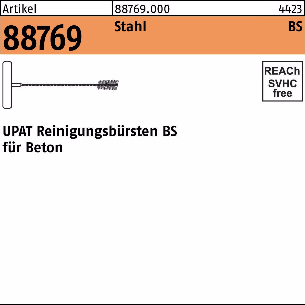 Reinigungsbürste R 88769 UMV VARIO BS - F. Stahl