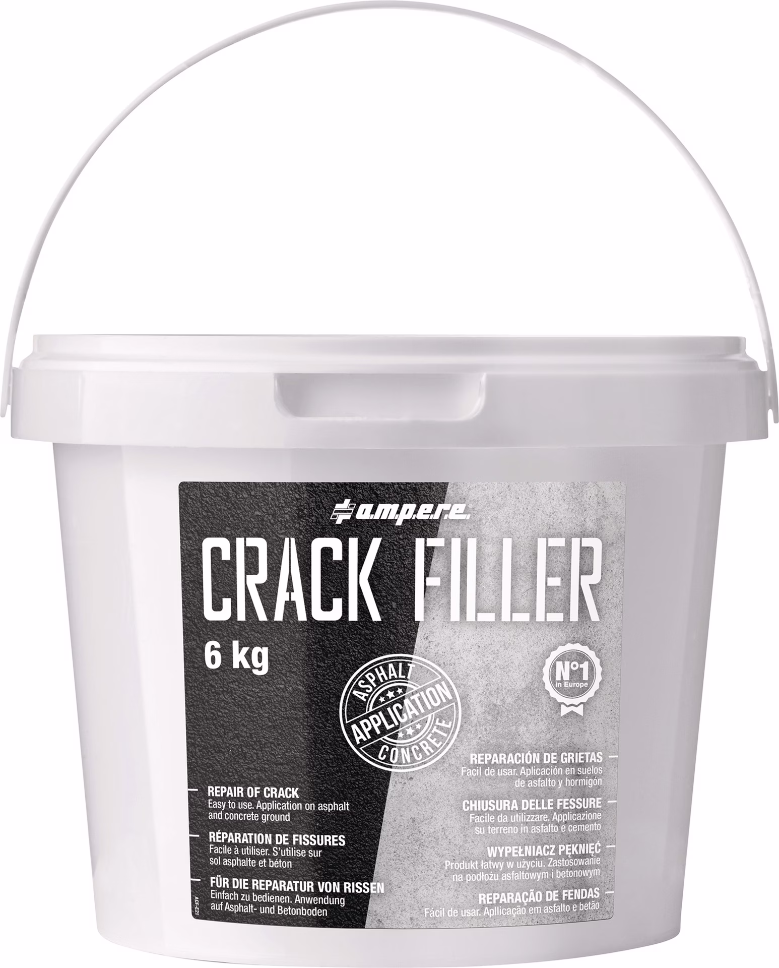 Reparaturmörtel Asphalt Crack Filler® 6kg Eimer