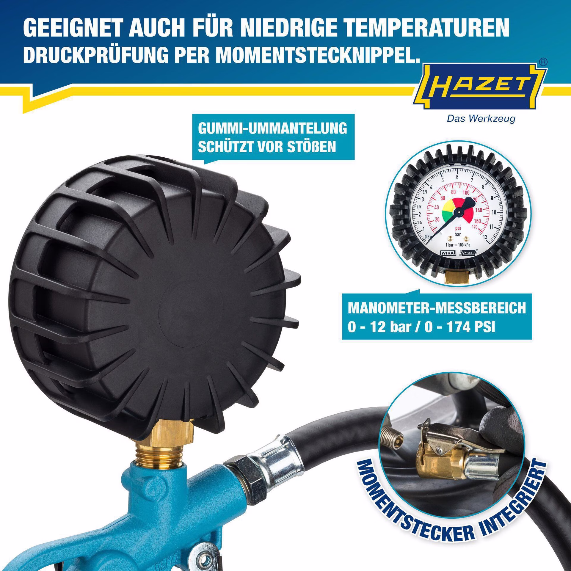 Druckluftreifenfüller 9041-1 ungeeicht,m.Momentstecker