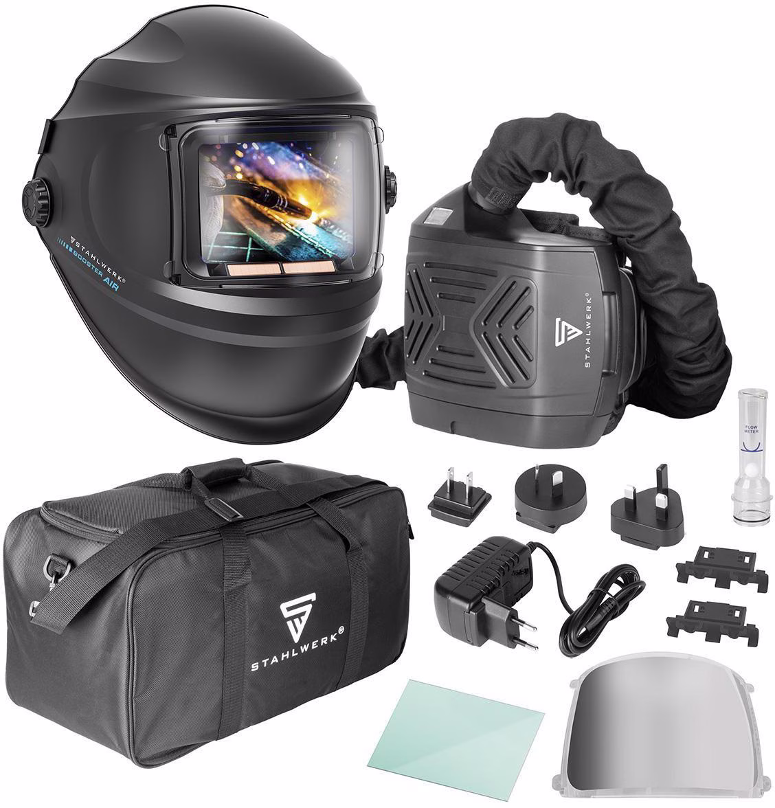 Automatik-Schweißhelm BOOSTER AIR Frischluftsystem TH3