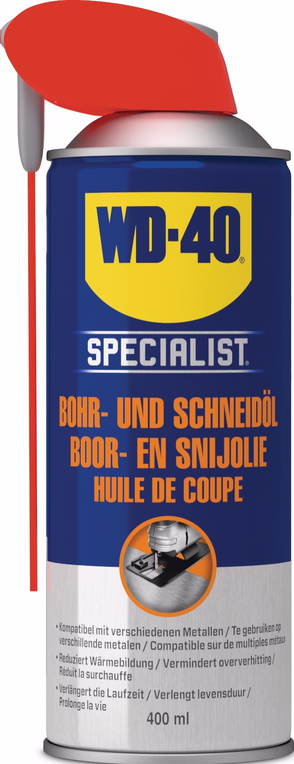 Bohr- & Schneidöl 400ml Spraydose Smart Straw™