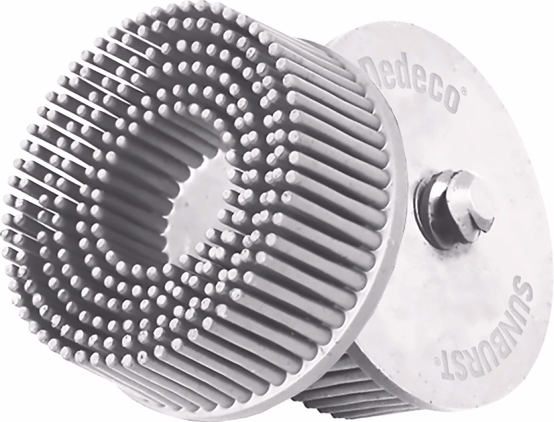 Radialbürstenscheibe Sunburst D.51mm K.120 A120 MED B.51 weiß 25000min-¹