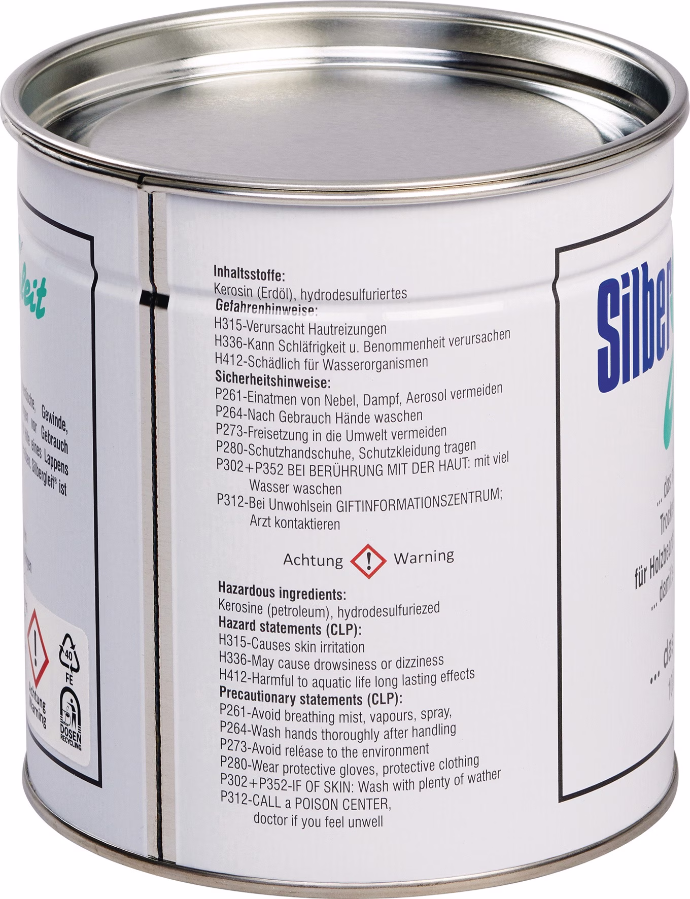 Trockengleitmittel Silbergleit 1000 ml Dose