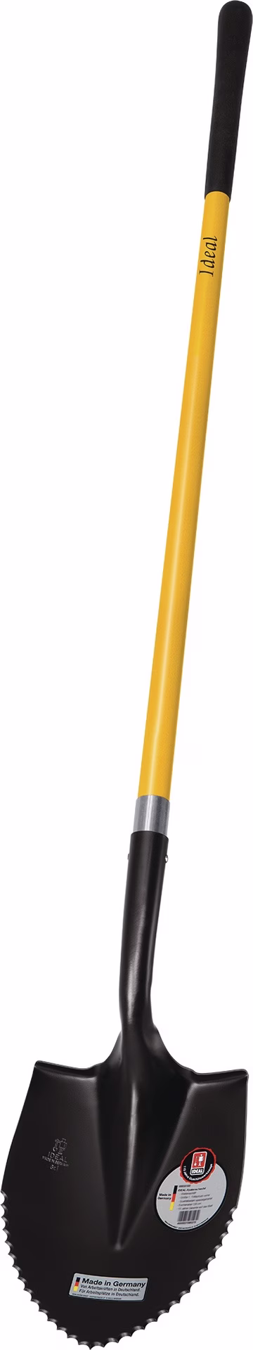 Spatenschaufel 300x220mm m.Fiberglas-Langstiel 120cm 1850