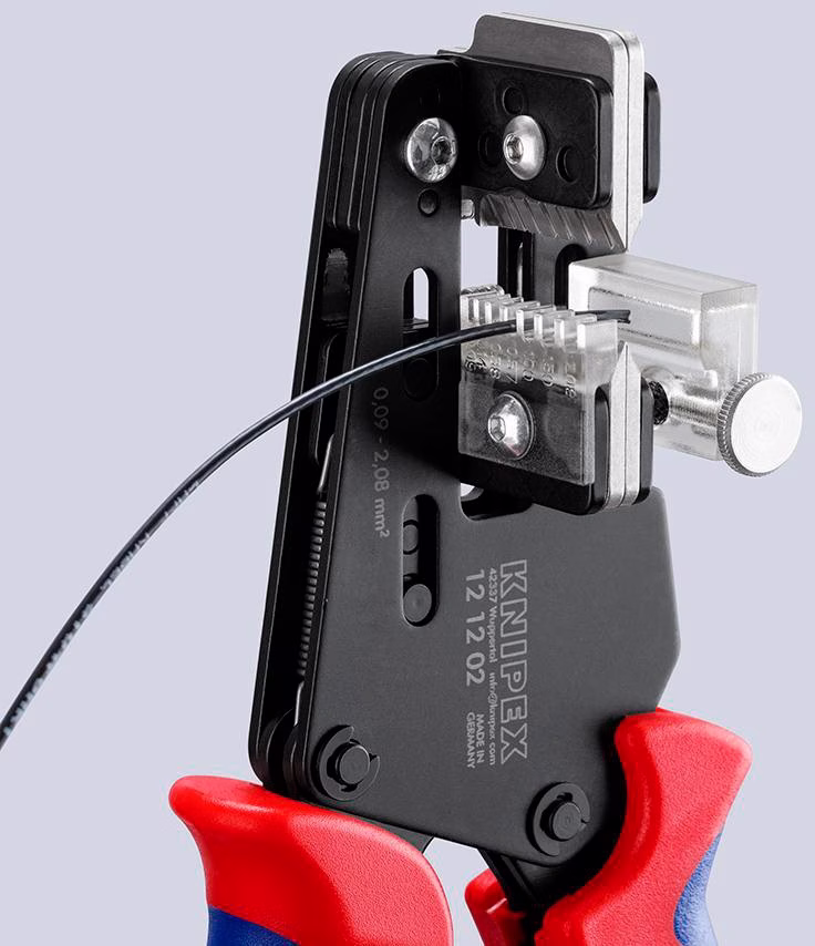 Präzisionsabisolierzange L.195mm 0,03-2,08 (AWG 32-14)mm²