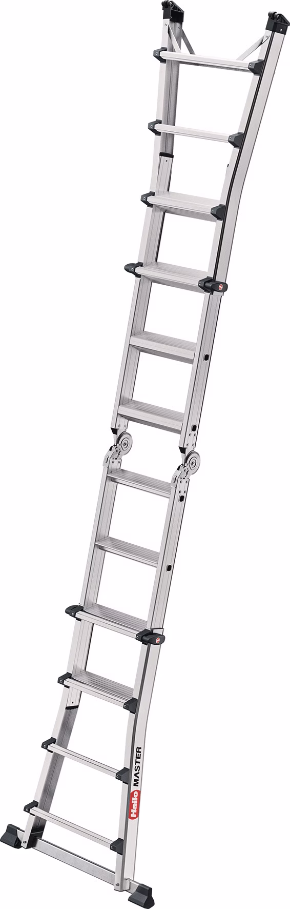 Vielzweckleiter Master M100 Alu.Sprossen 4x4 gekl.H270xB580xT270mm