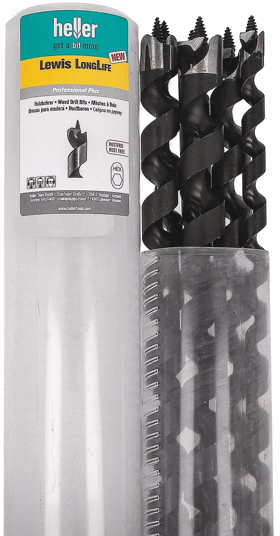 Schlangenbohrersatz 0386 6-tlg.L.450mm 12-22mm Drehbox