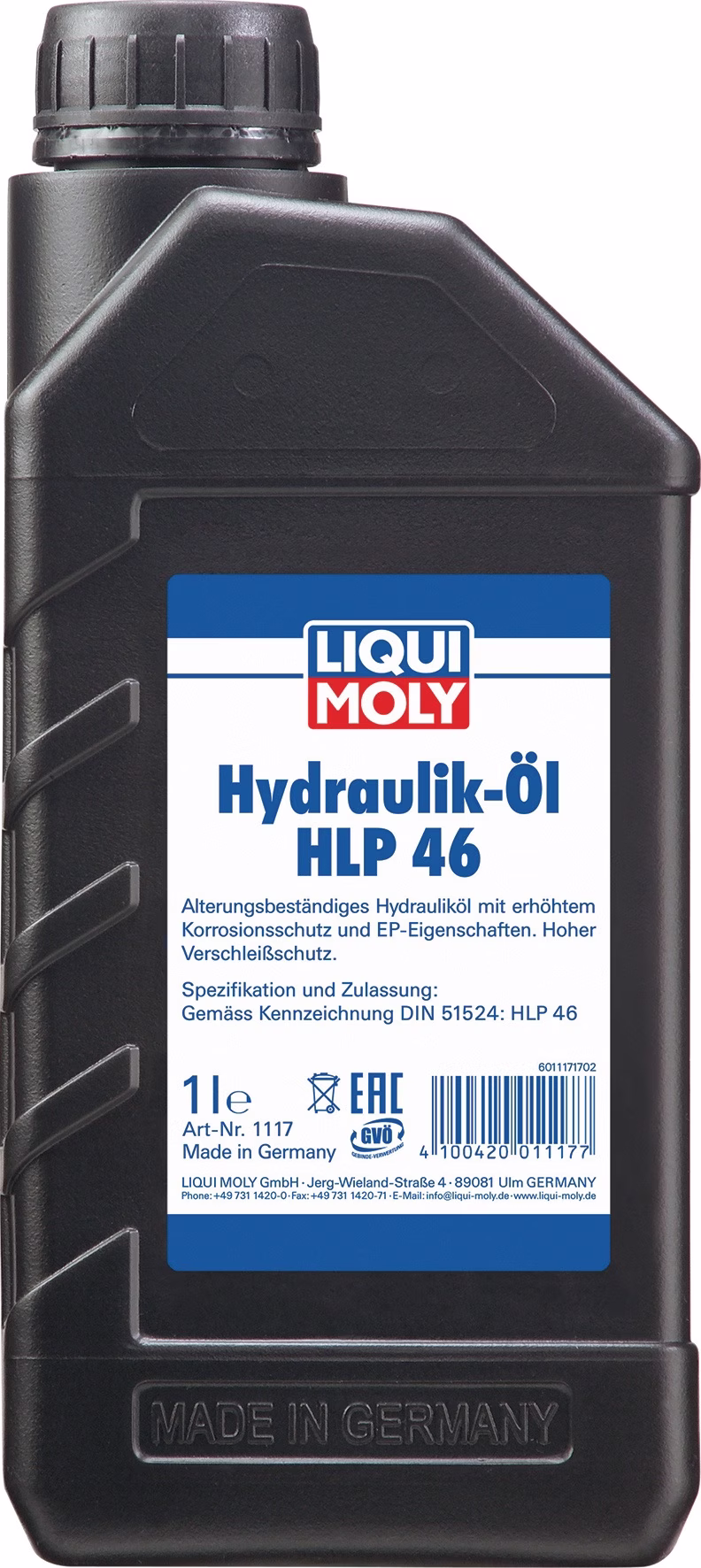 Hydrauliköl HLP 46 ISO VG 46 1l Kanister