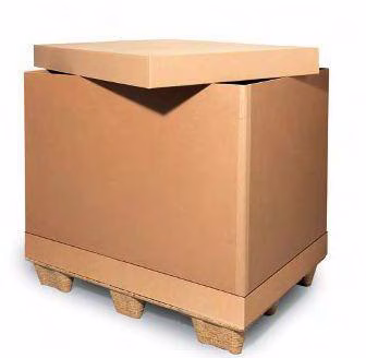 Boden/Deckel 1-wellig Maße 1220x820x100mm Qualität 1.40 C braun