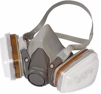 Halbmaske 6002C A2P2 Mehrweg inkl. Wechselfilter grau