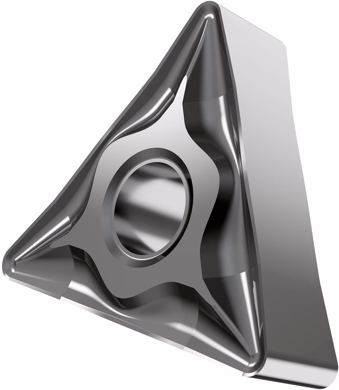Drehwendeschneidplatte ISO TNMG 160404E-NF:HF7 Bohrungs-D. 3,81mm Farbe Silber