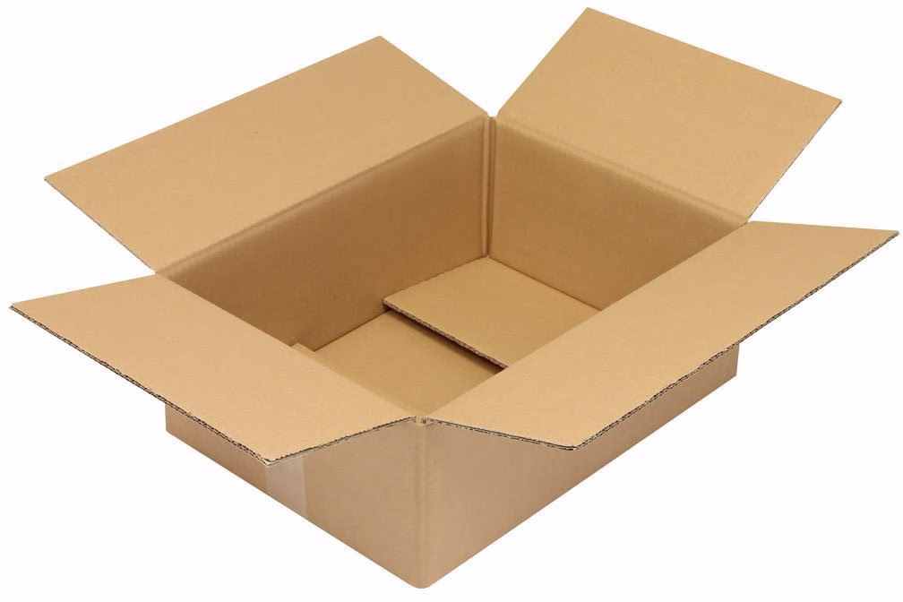 Faltkarton 2-wellig Maße 430x310x150mm A3 Qualität 2.3BC braun