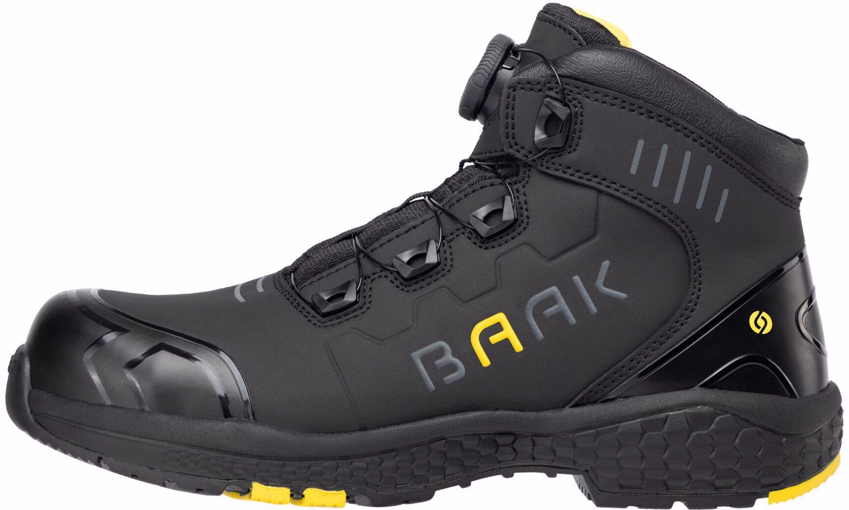 Sicherheitsstiefel Alexander Gr.38 W.11 schwarz/gelb S3S FO HRO LG SC SR ESD
