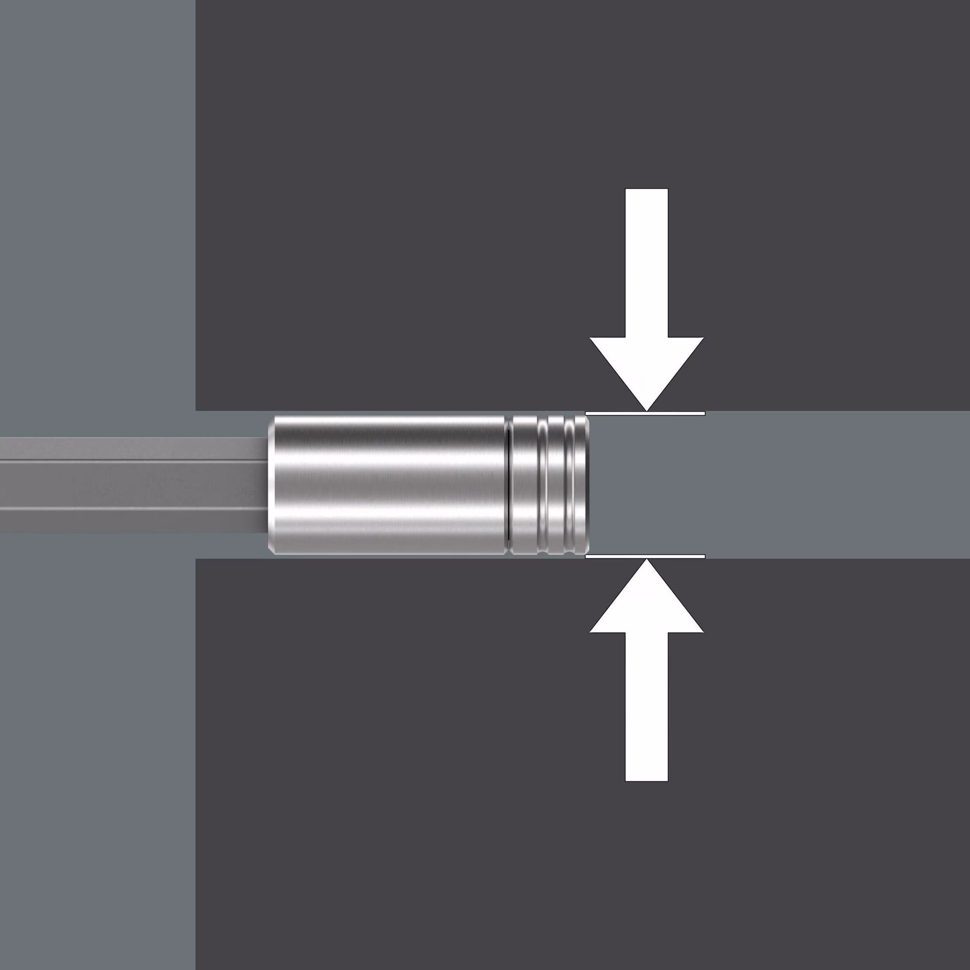 Magazinbithalter Kraftform Kompakt 27 XL Univ.1 7-tlg.Kreuzschlitz PH/PZD/TORX®)