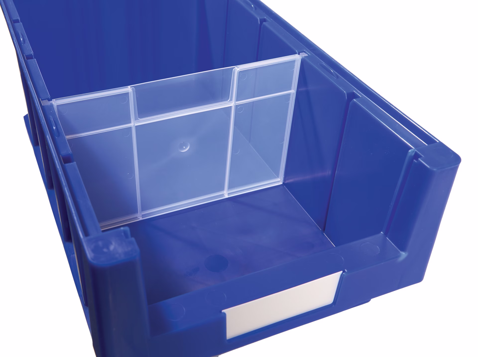 Trennw.f.Regalkasten B.230mm PP transparent,geschl.1 BT=25 ST