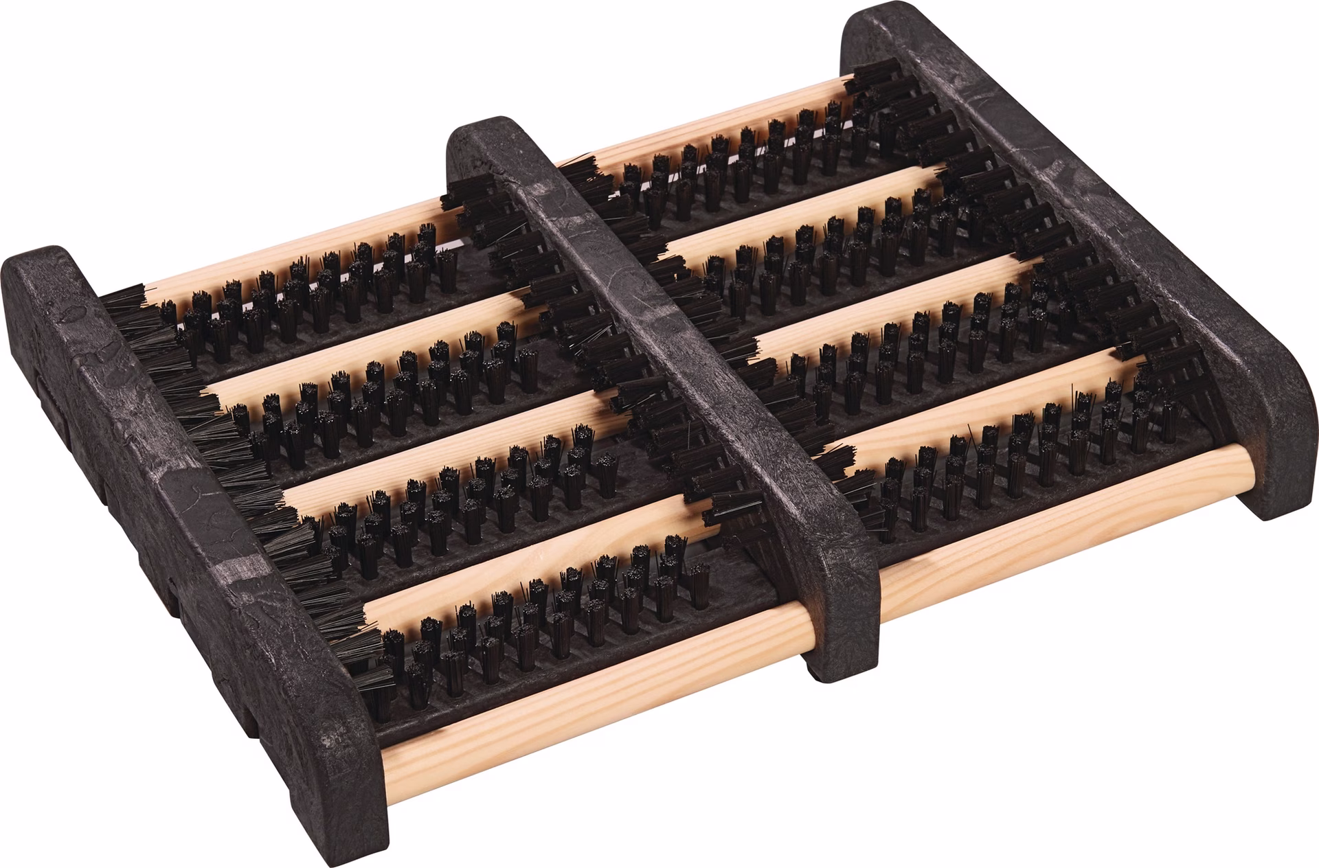 Fußmatte schwarz/natur 100% PP L270xB340xS55mm