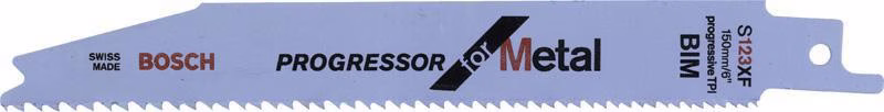Säbelsägeblatt S 123 XF L.150mm B.19mm TPI 8-14 1,8-3,2mm geschr.,gefr.5er Pk.
