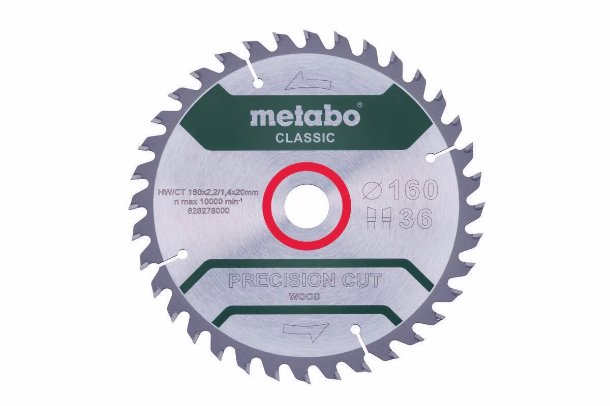 Kreissägeblatt precision cut wood classic D160x2,2/1,4xBohrung20mm Z.36 WZ