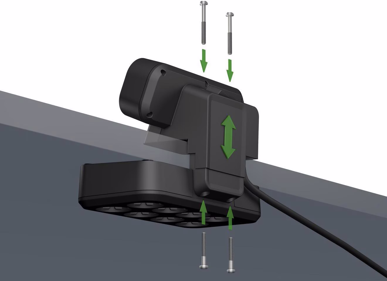 Tischsteckdosenleiste estilo Dublex 16 A 12V silber Steckd.9 2m PVC 2mm²