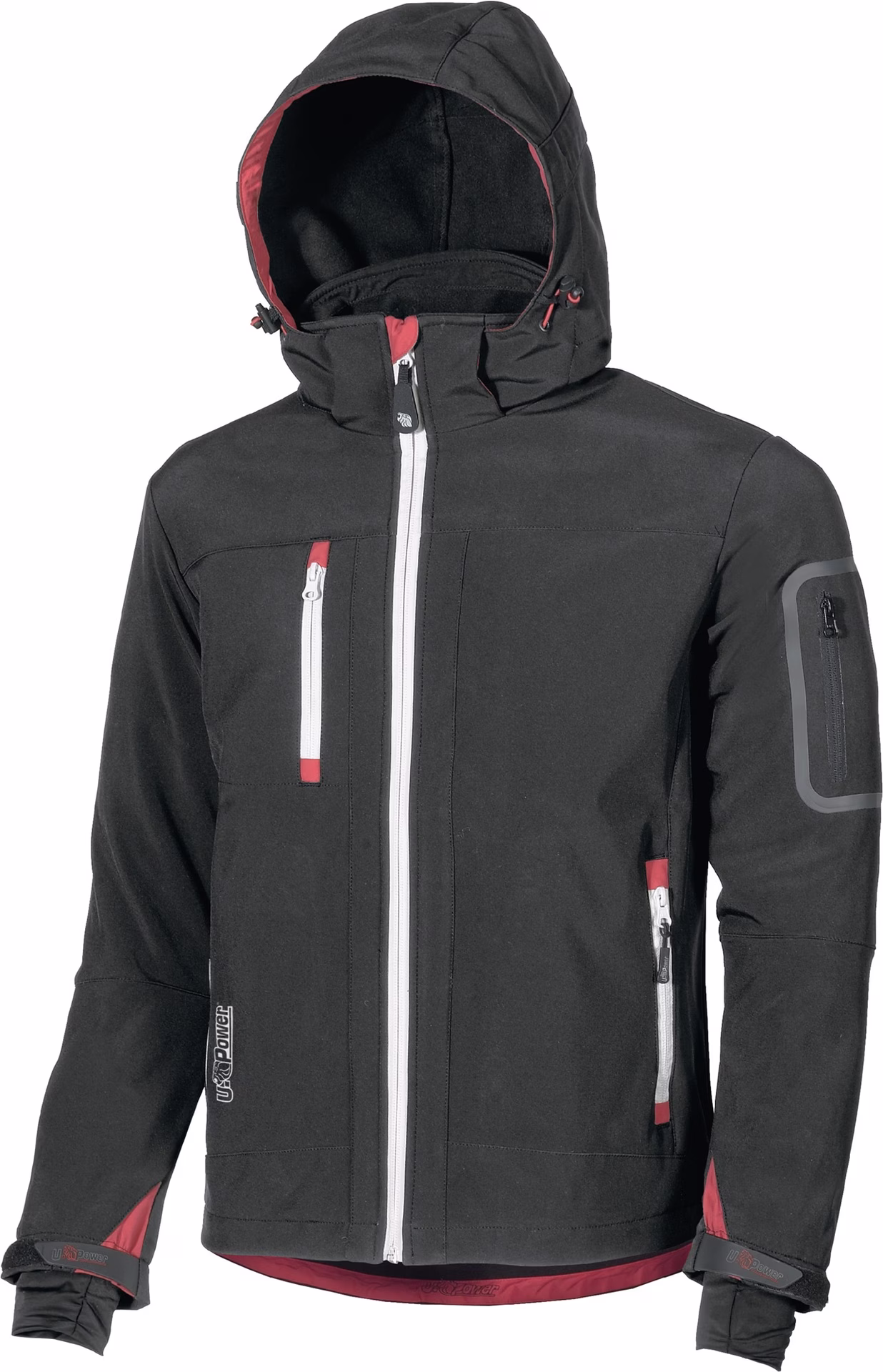 Softshelljacke Metropolis schwarz/carbon