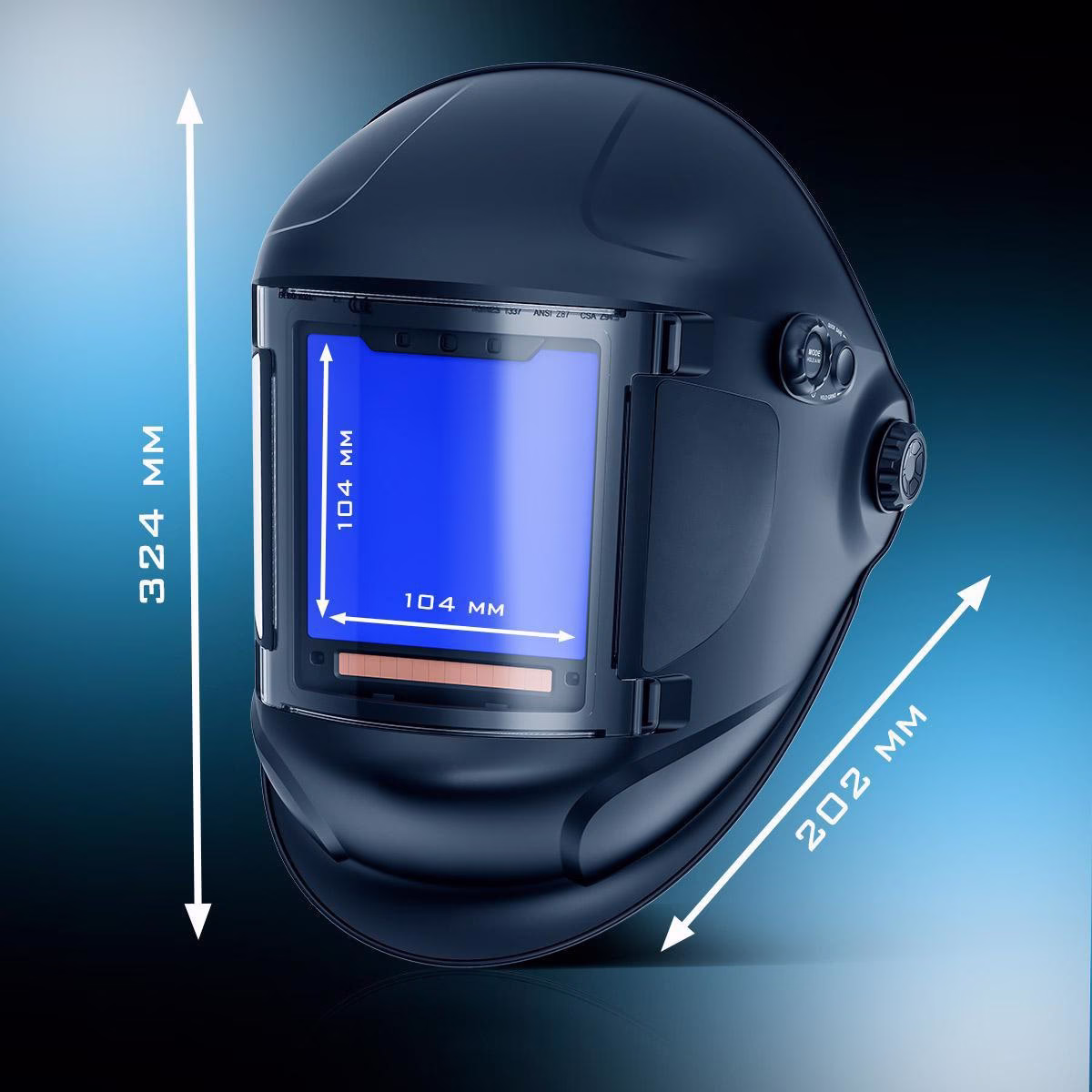 Schweißerschutzhelm TITAN 3-in-1