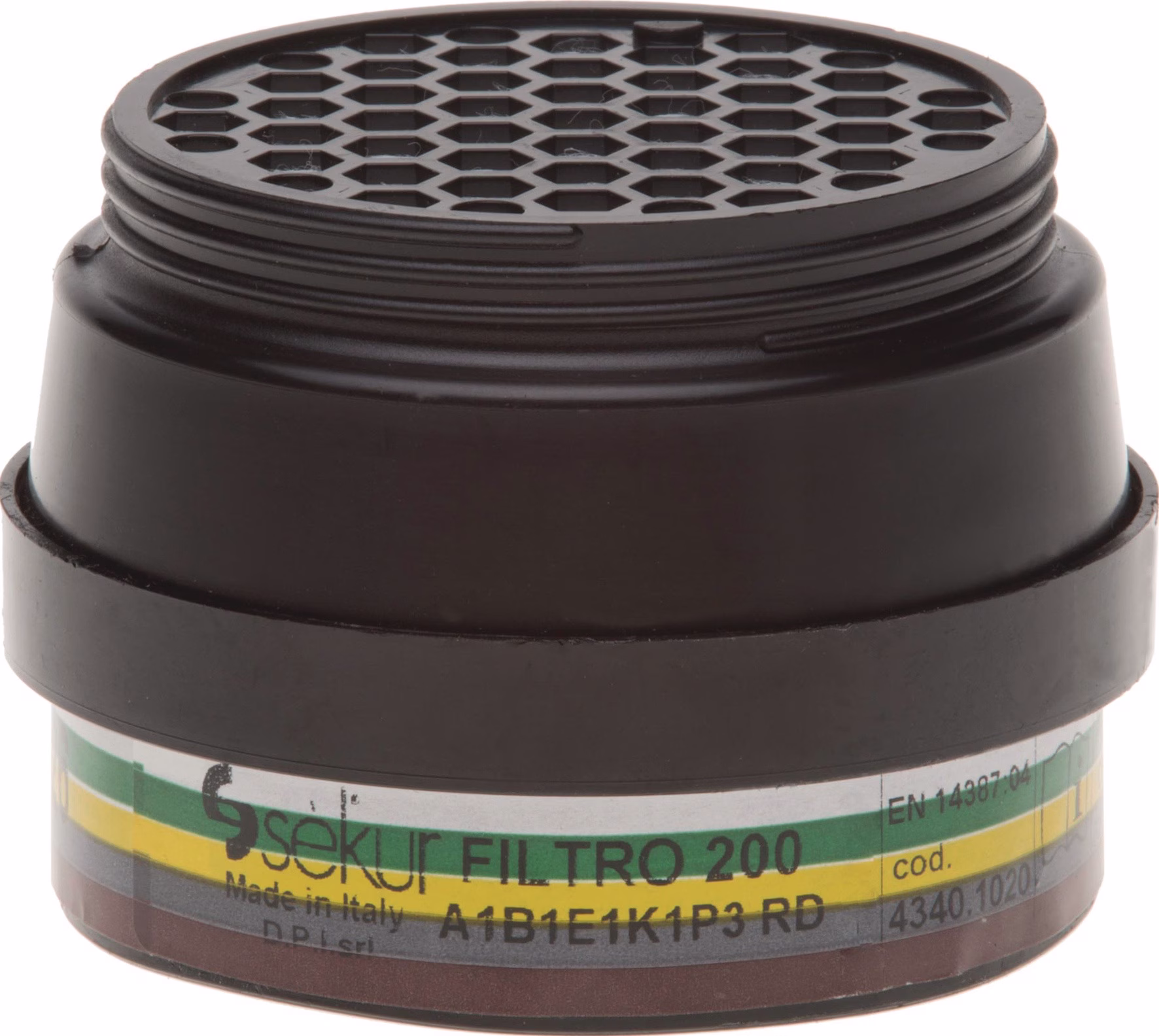 Mehrbereichskombifilter 200 A1B1E1K1-P3 EN 14387 f