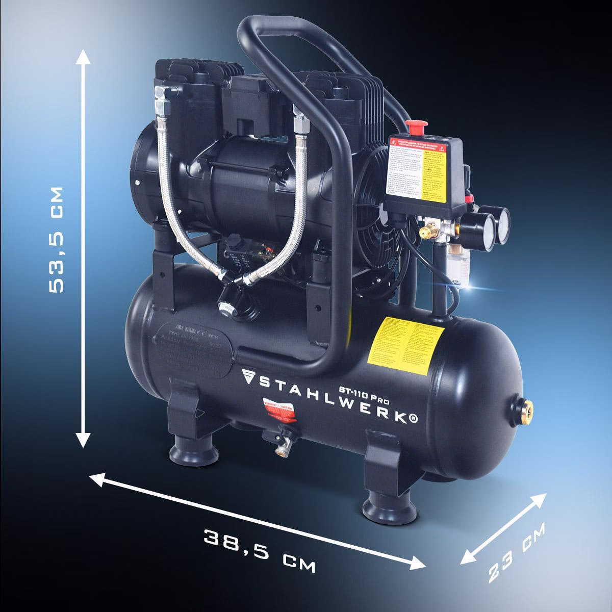 Kompressor ST-110 Pro 250l/min 8bar 12l