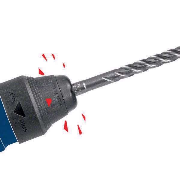 Hammerbohrersatz Expert plus 7X 5-tlg.SDS Plus Ku.-Kass.m.Euroloch