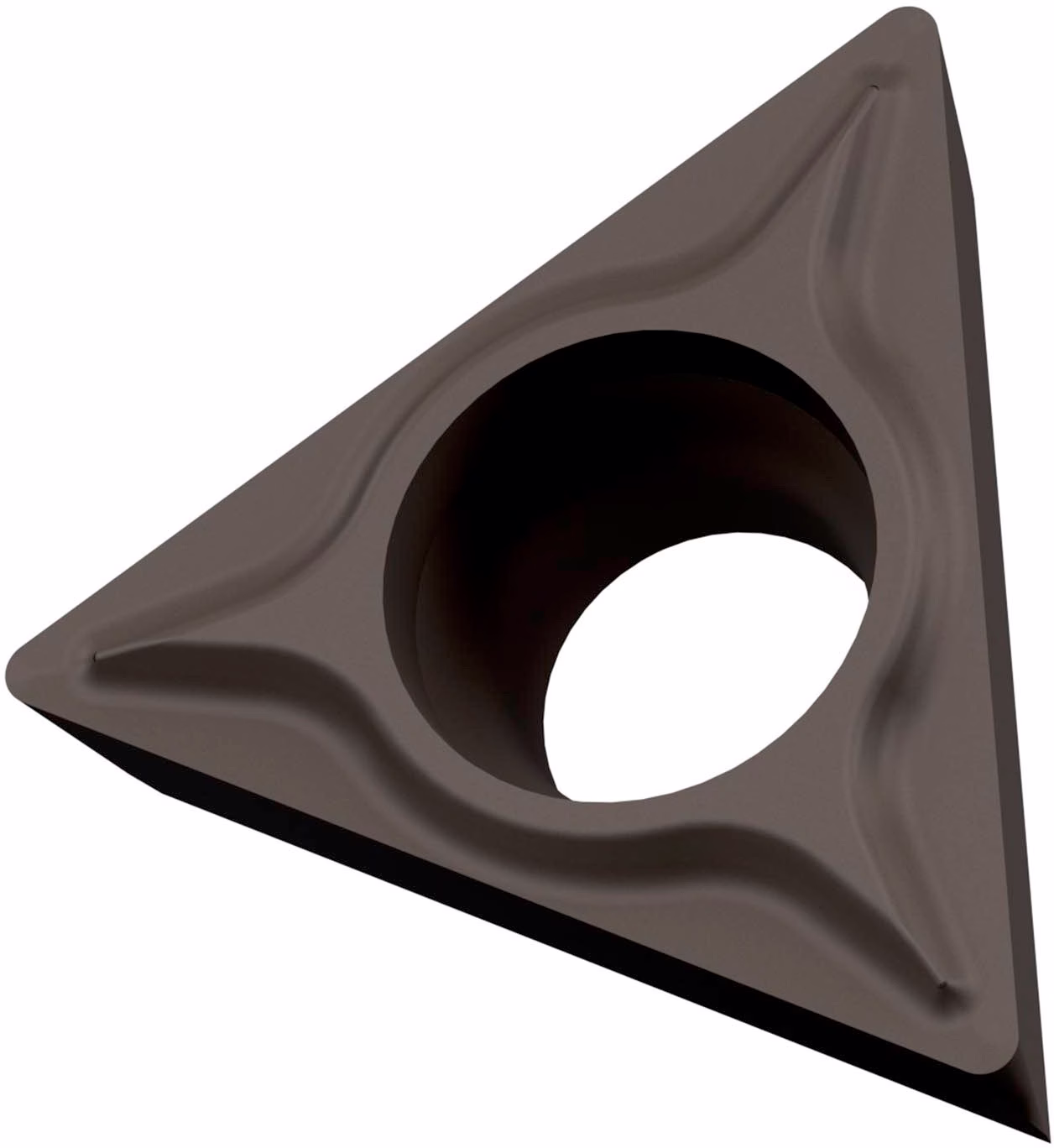 Drehwendeschneidplatte ISO TCGT 06T102E-FF2:TT010 Bohrungs-D. 2,2mm Farbe Grau