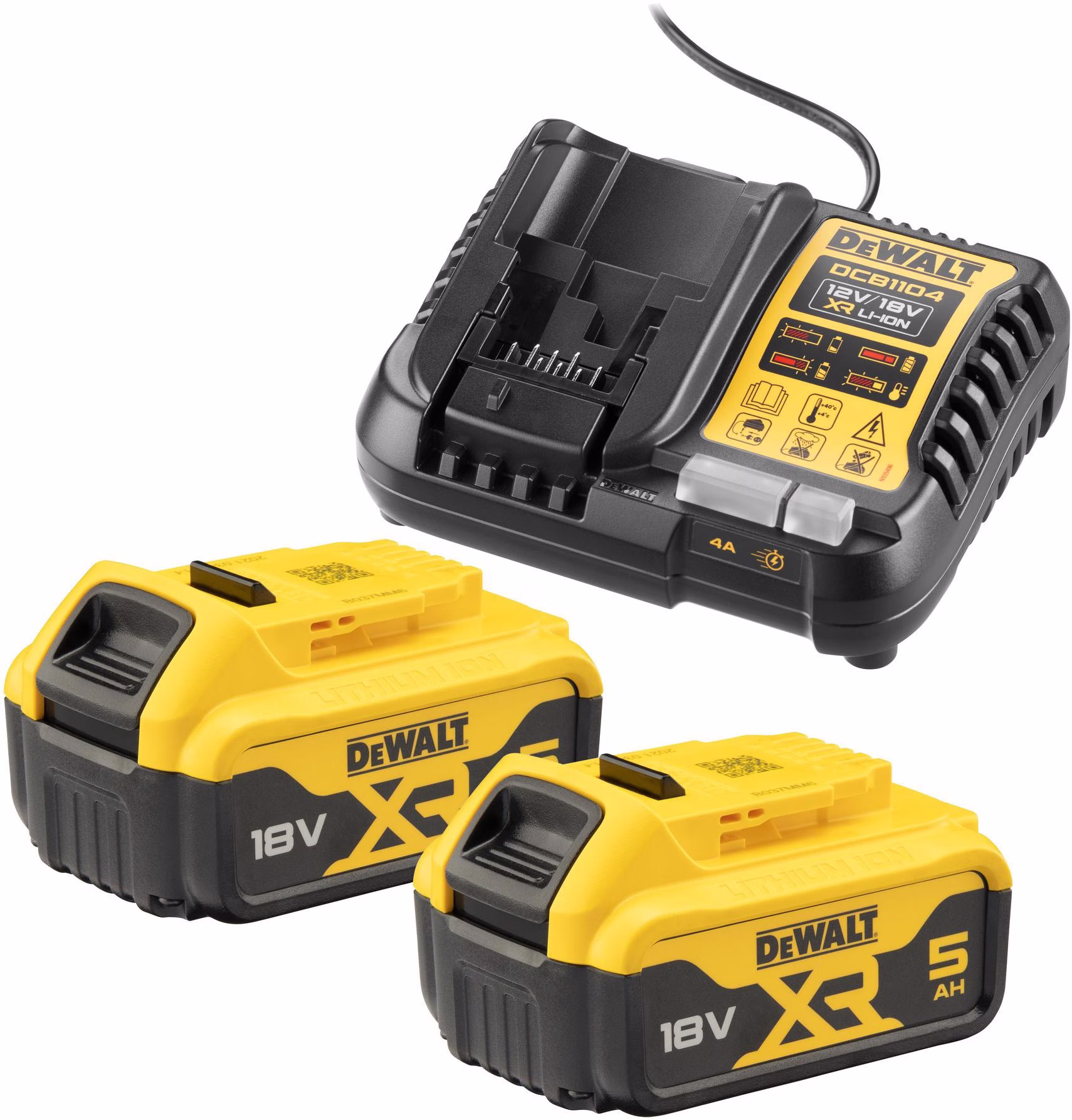 Akku-Starter-Set DCB1104P2 18V 5Ah