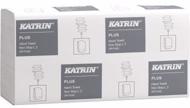 Papierhandtuch Plus Non Stop L3 61600 3lg. 20,3x32cm ws 2.250Bl.