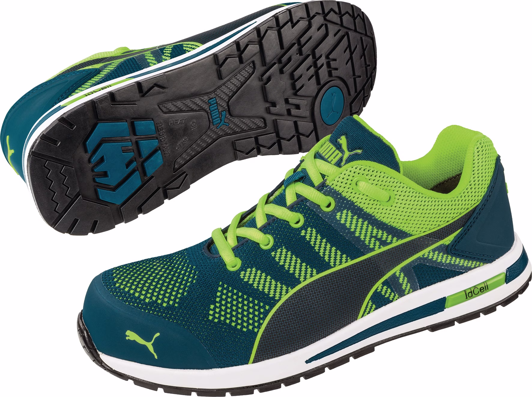 Sicherheitsschuh Elevate Knit GREEN LOW W.11 blau/grün S1PS ESD FO HRO SR