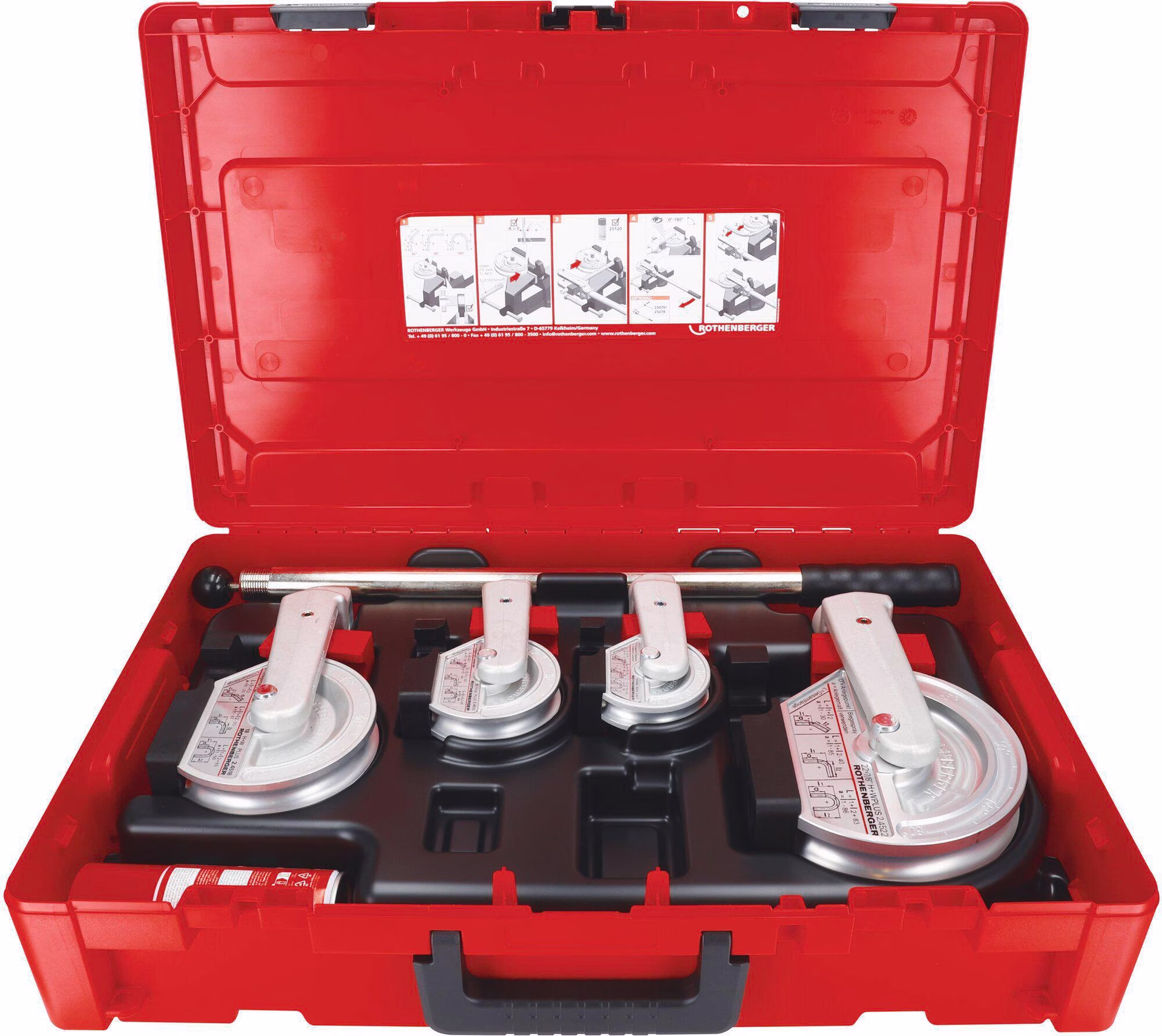 Handbieger ROBEND® H+W Plus b.180Grad Arbeitsber.12-22mm 7-tlg