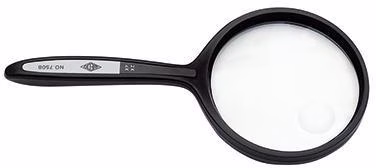 Lupe 2717508 rund 2+4fach Kunststoff schwarz