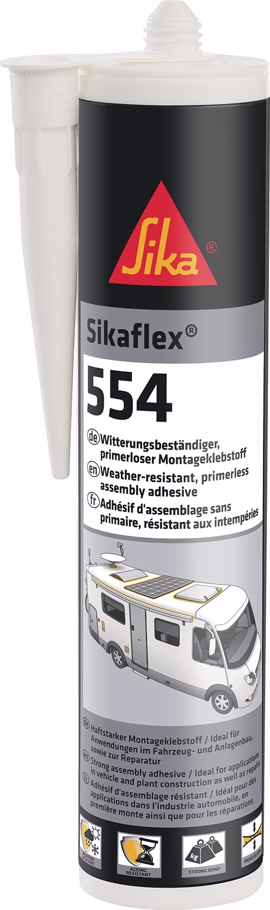Montageklebstoff Sikaflex®-554 schwarz 300ml