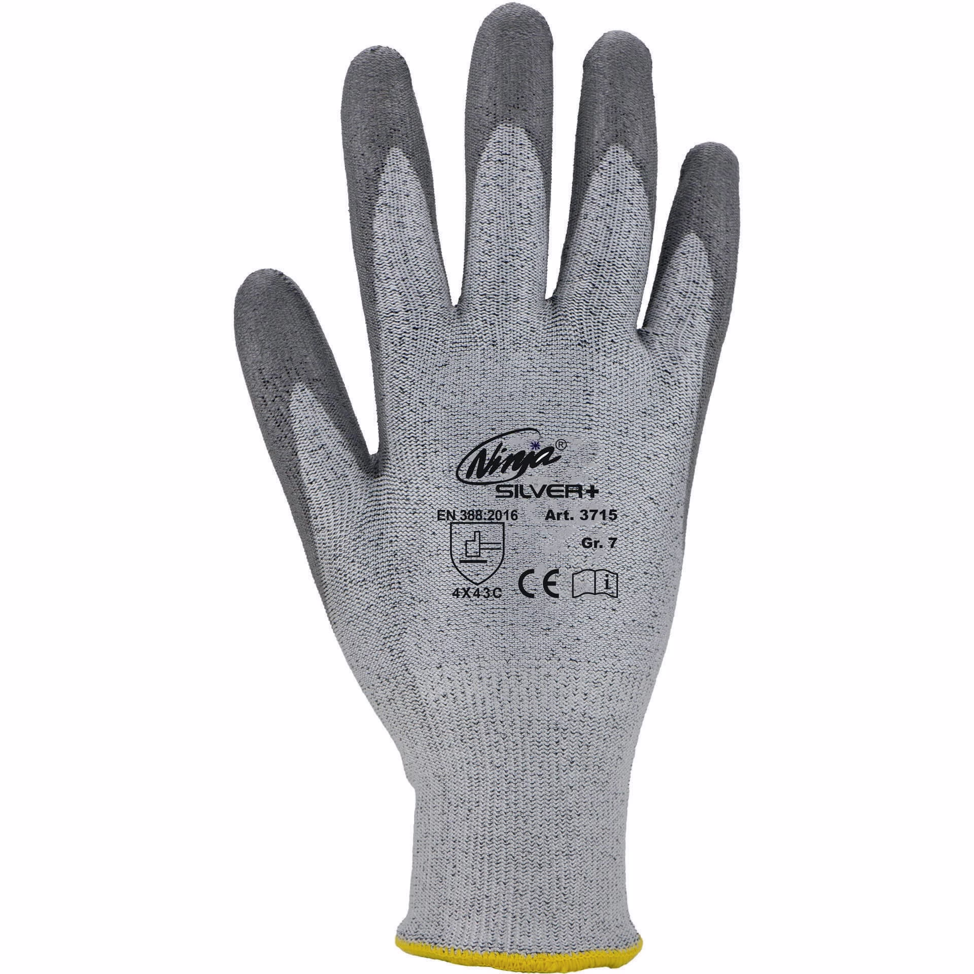 Schnittschutzhandschuhe Ninja grau EN 388 PSA II 12PA