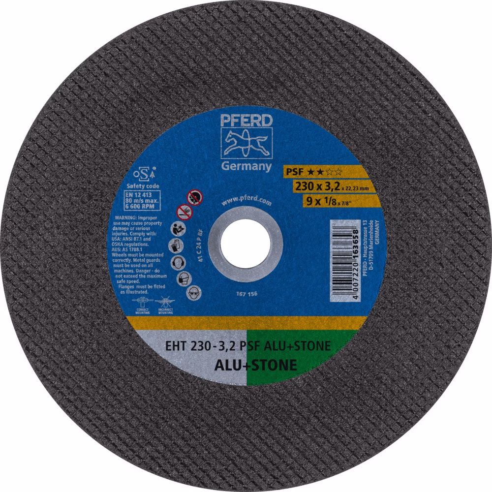 Trennscheibe EHT PSF ALU+STONE PFERD