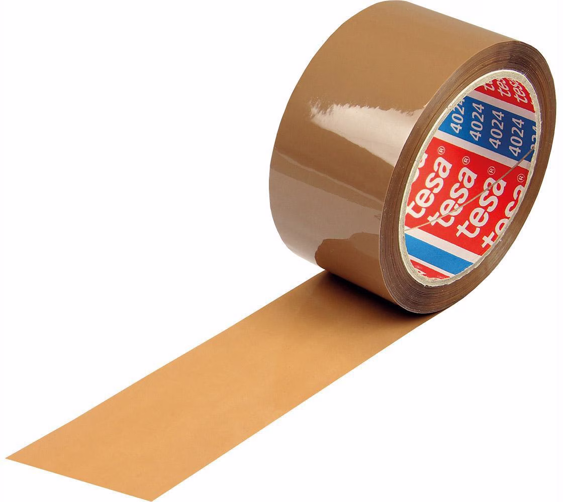 Klebeband tesa 4024 Breite 50mm Länge 66m Stärke 52µ PP braun leise