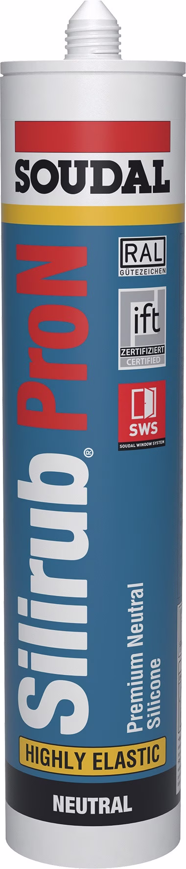Silikondichtstoff Silirub ProN schwarz 300ml Kartusche