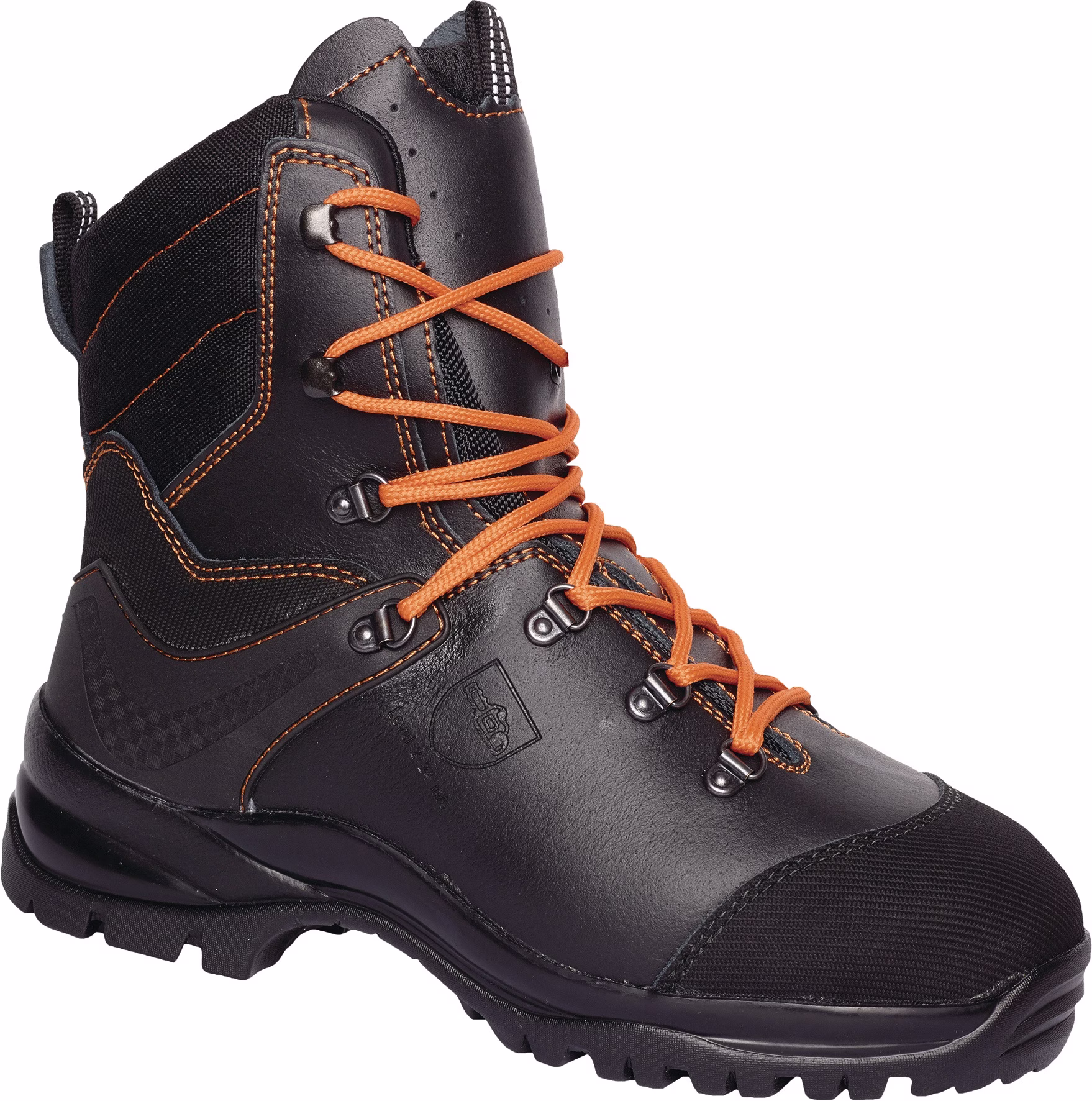 Forstsicherheitsstiefel KAILASH schwarz/orange GlattlederS3 HRO CI HI SRC
