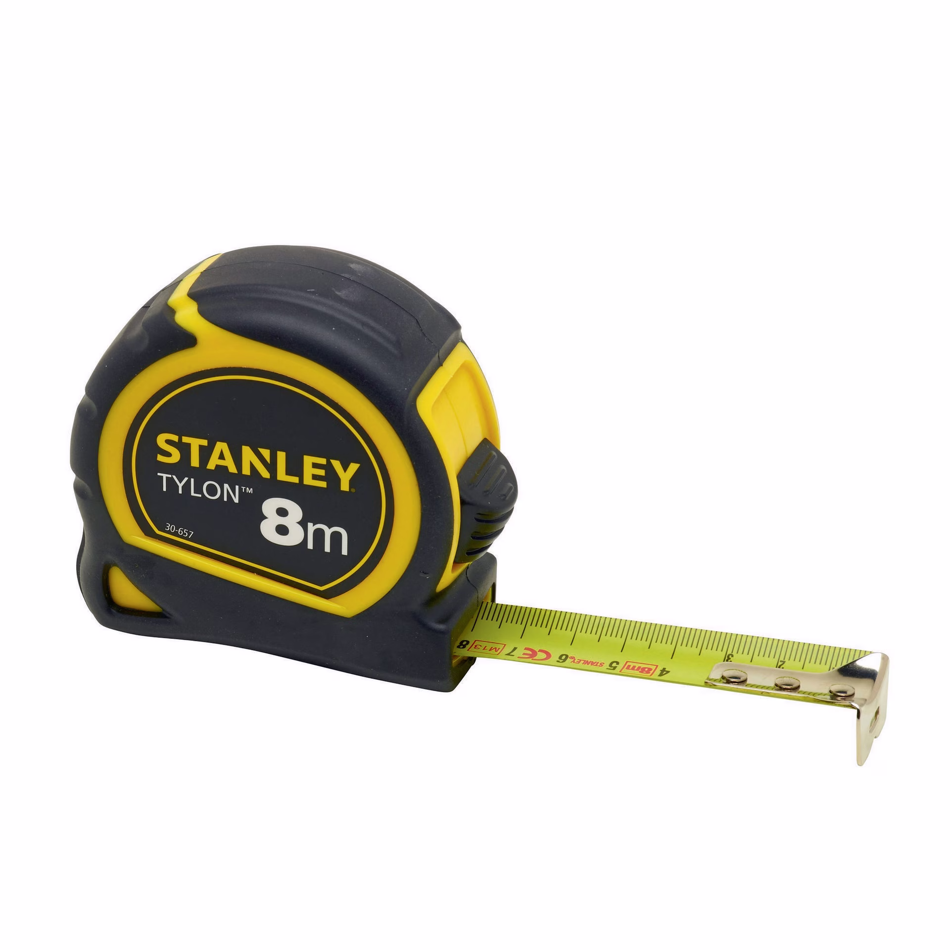 Taschenrollbandmaß Tylon™ L.8m B.25mm mm/cm EG II Ku.Gürtelclip SB