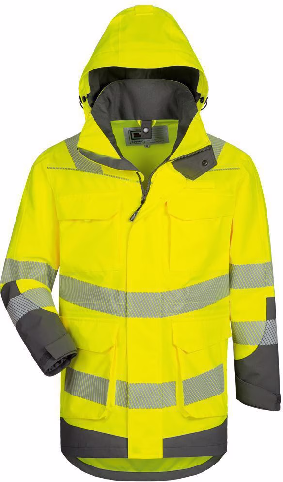 Warnschutzparka ARWID gelb/grau