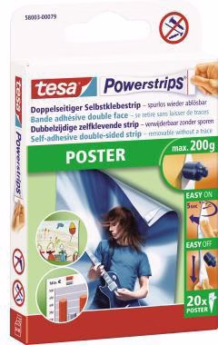 Klebestücke Powerstrips Poster 58003-0079 14,5x33mm ws 20 St./Pack