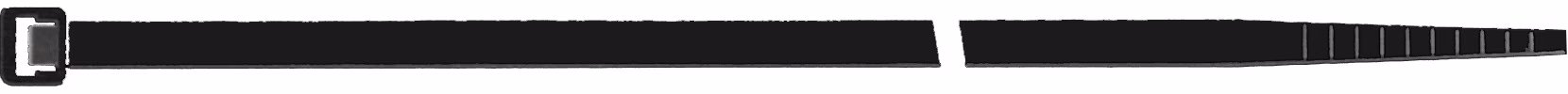 Kabelbinder L.280mm B.4,5mm PA 6.6 schwarz 100St./Btl
