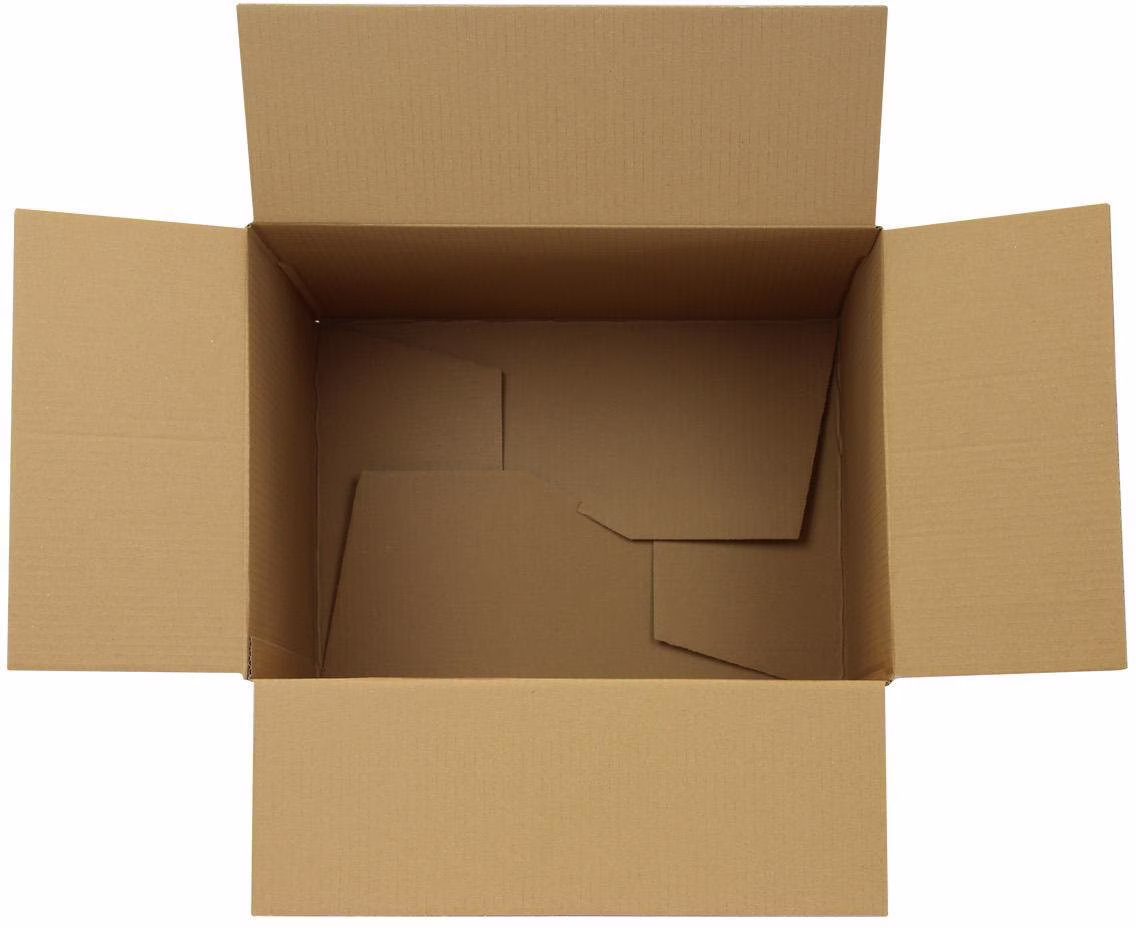 Automatikkarton 1-wellig Maße 430x310x280-360mm Qualität 1.3B braun Fefco 0711
