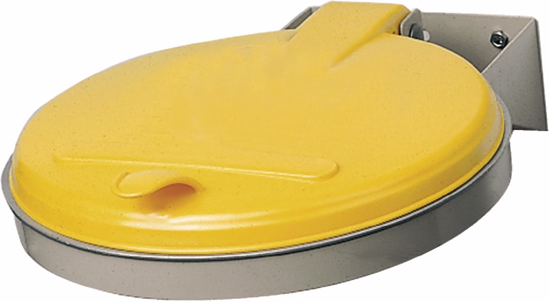 Abfallsammler B400xT510mm 120l Deckel gelb (KS)