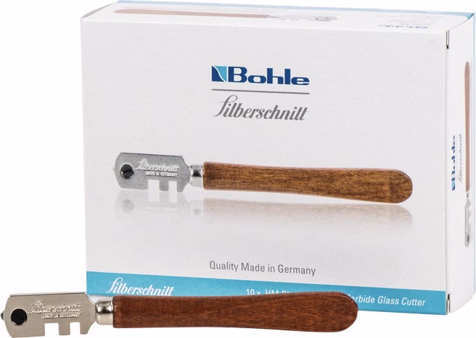 Glasschneider HM Silberschnitt® f.Glasdicken v.3-6mm H-Heft
