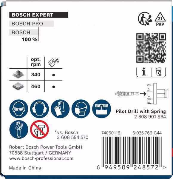 Lochsäge EXPERT Sheet Metal D.35mm Schnitt-T.5mm Power Change Plus