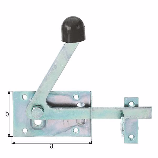 Gartentorfalle H60xB100mm galv.verzinkt,Dickschichtschutz