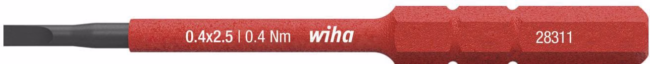 Wechselkl.SlimBit electric VDE isol